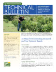 Cover image of 10 Steps for Conducting Research featuring man pruning mango trees.